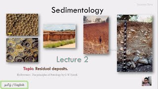 Sedimentology lecture 2  Residual deposits [upl. by Klingel]