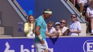 Rafael Nadal  Hot Shot Semifinal  Nordea Open Båstad 2024 [upl. by Sedaiuqlem]