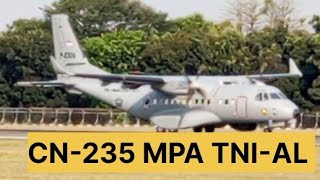 CN 235 MPA TNIAL Pesawat Intai Dan Patroli Maritim Buatan PT DIRGANTARA INDONESIA Bandung [upl. by Lednem]