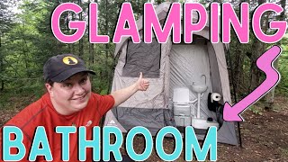 ULTIMATE GLAMPING TOILET AND SHOWER  Ivation Shower  Portable Shower  Regargeble Shower [upl. by Ahsiri651]