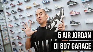 THE SNKRS  5 JORDAN REKOMENDASI GW DI 807 GARAGE SENAYAN PARK [upl. by Amabil]