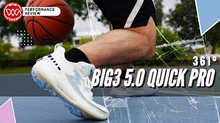 361° BIG3 50 Quick Pro One of the Best Basketball Shoes of 2024 [upl. by Nyllij]