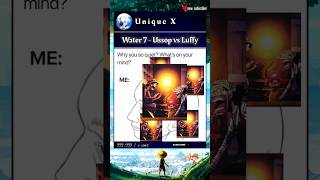 Water 7  Usopp vs Luffy  luffy usopp onepiece [upl. by Tema92]