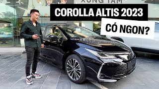 Ngồi thử Toyota Corolla Altis 2023 giá 780 triệu đồng Thêm nâng cấp và tăng thời gian bảo hành [upl. by Leiuqeze]