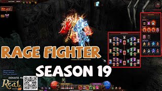 Bloody Fighter Season 19  Master 5  New SKill Dark Side of Saturation  MU Online Server RealMU [upl. by Ellehsram]