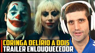 Coringa Delírio a Dois novo trailer ENLOUQUECEDOR [upl. by Cornelie]