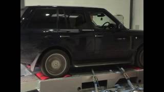 Range Rover Vogue Remapping on Dyno Rolling Road Regal Tuning York TDV8 [upl. by Rhodia]