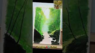 Dubai 🇦🇪 Art Painting uae art worldartdubai acrylicpainting viralvideo youtubeshorts [upl. by Alvarez]