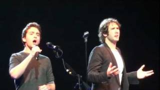 HD Josh Groban QampA Duet with Josh Page  Madison Square Garden NY Part [upl. by Yasmine]