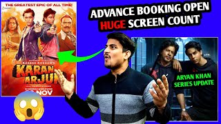 Karan Arjun Re Release Advance Booking Open  SRK Announced Aryan Khan Series  Karan Arjun Update [upl. by Mellins925]