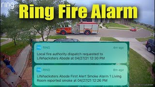 Ring Alarm Update Fire Alarm  Things You Need To Know [upl. by Hellene]