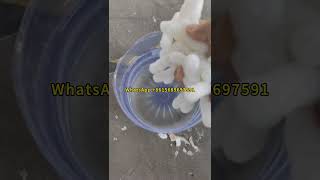 How to Make  Process  Produce Dissolved Package Peanut  Biodegradable Packing Peanuts Foam [upl. by Delp]