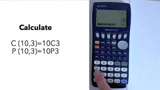 How to do Permutations and Combinations on a Casio fx9750GII [upl. by Eelik]