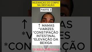 MUDANÇAS FISIOLÓGICAS DA GESTAÇÃO  PARTE 3 fisioterapiapelvica fisioterapia ginecologista [upl. by Rovelli]