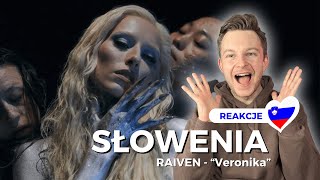 EUROWIZJA 2024 Słowenia 🇸🇮 ma swoją Lunę Będzie w TOP 10  Raiven  Veronika  REAKCJE [upl. by Ytsrik]