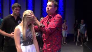 Painful dislocated knee miracle healing  John Mellor Australian Healing Evangelist [upl. by Levison275]