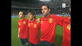 Spain  Italy Friendly 2008 Pirlo Iniesta Xavi Torres Villa Di Natale Buffon Casillas Toni [upl. by Ellinehc]