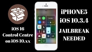 iOS 16 Control Centre on iPhone 5iOS 10xx 32Bit [upl. by Anjela]