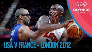 Basketball  Men  USAFRA  London 2012 Olympic Games [upl. by Jala]