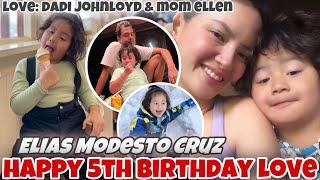 Elias Modesto Cruz 5th Birthday Celebration w Mom Ellen amp Dad Johnloyd Cruz May surprise si Tito D [upl. by Htnicayh]