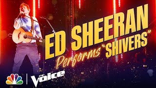 Mega Mentor Ed Sheeran Performs quotShiversquot  NBCs The Voice Live Finale 2021 [upl. by Llevra]