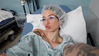 BOOB JOB VLOG prepping surgery amp seeing my boobs for the first time [upl. by Dulcy]