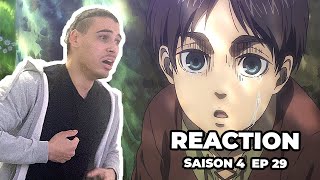 LA TRAGÉDIE SHINGEKI NO KYOJIN SAISON 4 PART 3 REACTION ATTACK ON TITAN EREN LIBERTÉ [upl. by Novehs181]