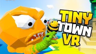 GIANT MUTANT OCTOGEDDON IN TINY TOWN  Tiny Town VR Gameplay Part 39  VR HTC Vive Gameplay [upl. by Nyrret]