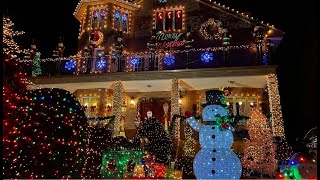 NYC LIVE Exploring Dyker Heights Brooklyn Christmas Decorations December 18 2021 [upl. by Acinoev]