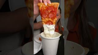 COSTCO PIZZA  Wingstop ranch 🫡🤭 costcopizza pizzamukbang asmrfood foodie eating pizza [upl. by Lucier]