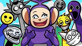 SPRUNKI BUT I RUINED IT  Tinky Winky Plays Sprunky Incredibox [upl. by Eilsil]