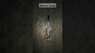 DIY Glass Bottle Lamp shorts diy bottleart youtubeshorts ytshorts craft Kalyaniscorner [upl. by Icak]