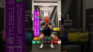 200 Kettlebell Goblet Squat Workout [upl. by Odlaumor]