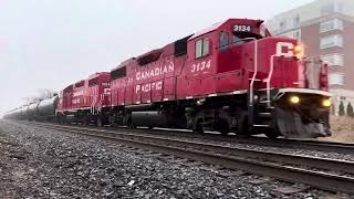 CP H27 at Streetsville in the fog January 27 2024 [upl. by Teahan]