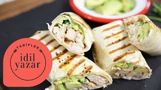 Tavuklu Burrito Nasıl Yapılır  Yemek Tarifleri [upl. by Hagi949]