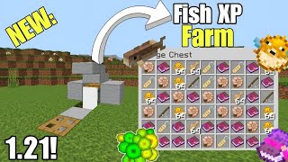 Minecraft AFK Fish Farm in Bedrock 121 MCPEXboxPS4Nintendo SwitchWindows10 [upl. by Mccutcheon665]