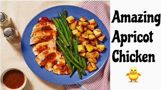 Amazing Apricot Chicken Recipe  Simple American Lunch amp Dinner Recipe  Healthy Chicken amp Veggies [upl. by Carolina]