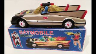 Batmobile rare tin taiwan japan old vintage [upl. by Walliw]