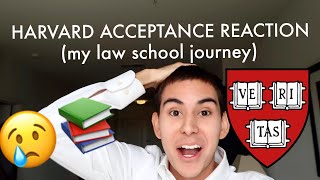 HARVARD ACCEPTANCE REACTION VIDEO my law school journey [upl. by Reina829]