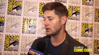 Jensen Ackles Supernatural Season 9 Interview  Talks Dean Sam Being Sick Fallen Angels and More [upl. by Ainwat]