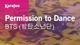 Permission to Dance  BTS 방탄소년단  Karaoke Version  KaraFun [upl. by Tsirhc]