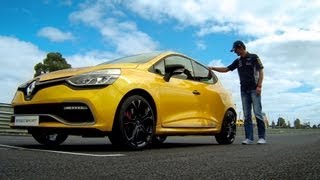 Mark Webber test drives the Renault Clio RS [upl. by Ysor]