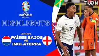 HIGHLIGHTS  Países Bajos vs Inglaterra  UEFA EURO 2024  Semis  TUDN [upl. by Ellinej]