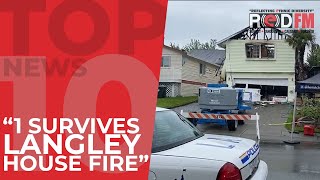 Top 10  IHIT Say One Person Survives in Langley House Fire That Apparently Killed 3 [upl. by Cedell500]