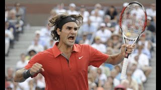 US Open Tennis Highlights Biggest Forehand Return Winners [upl. by Aerdna877]