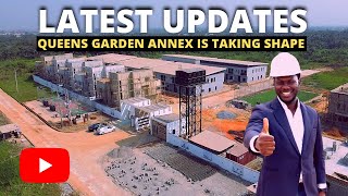 Queens Garden Annex Estate Isheri North GRA January 2023 Development Updates [upl. by Ojiram305]