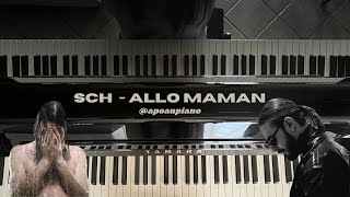 SCH  Allo Maman piano tuto [upl. by Snodgrass254]