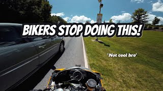 WHY DO BIKERS SMASH MIRRORS  DJI ACTION 4 VLOG 15 [upl. by Kcirddot]