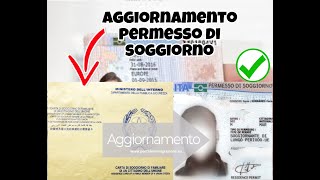 Permesso di soggiorno aggiornamentocarta di soggiornolungo periodo [upl. by Maureene]