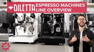 ALL of the Diletta Espresso Machines Reviewed  Complete Line Overview for Diletta [upl. by Knitter392]